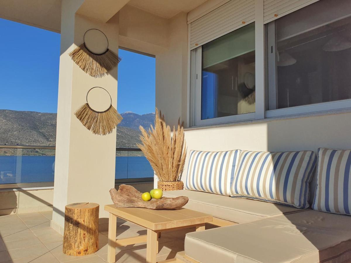 Boho Beach House In Itea-Delphi 외부 사진