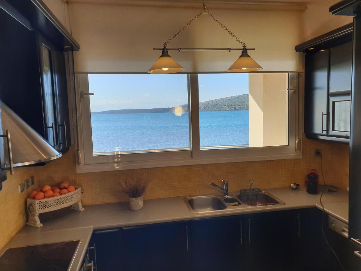 Boho Beach House In Itea-Delphi 외부 사진