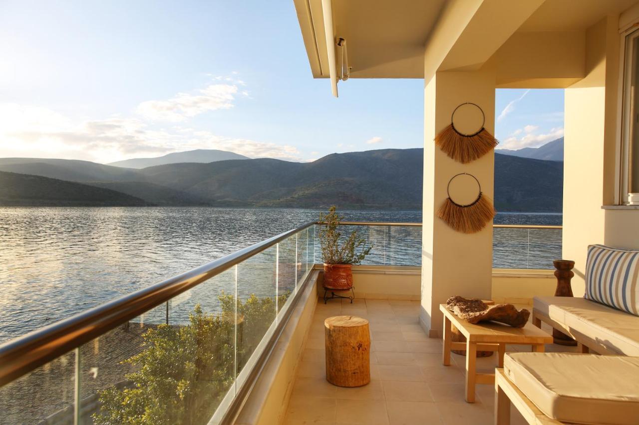 Boho Beach House In Itea-Delphi 외부 사진